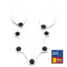 The Red PUPPY SET OREILLES ET LANGUE EN CUIR BLANC